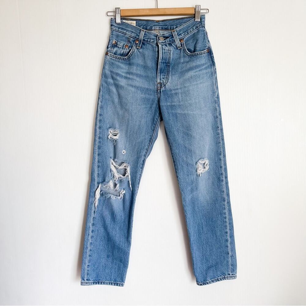 Levi’s | 501 Denim Jeans Skinny Ripped